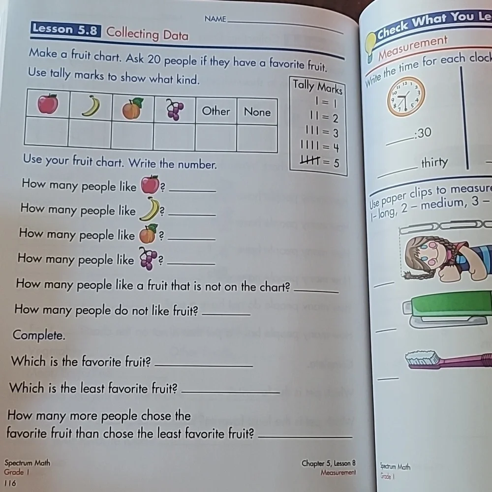 Book Spectrum Math 1 grade - Picture 14 of 16